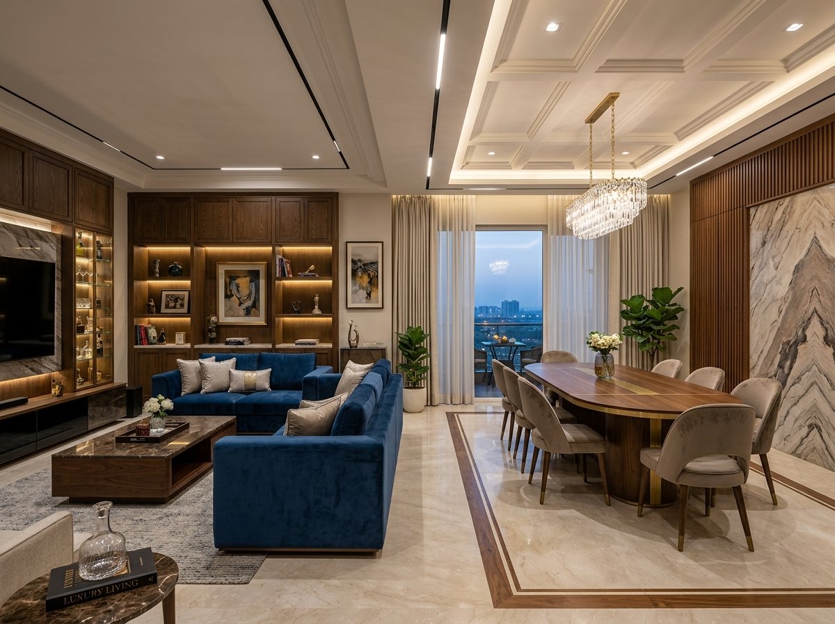 Premium luxury complete interior architectural space planning